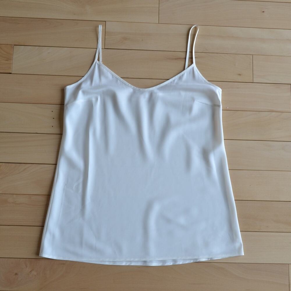 Tory Burch Silky Cream Blouse Tank Top Size 8
